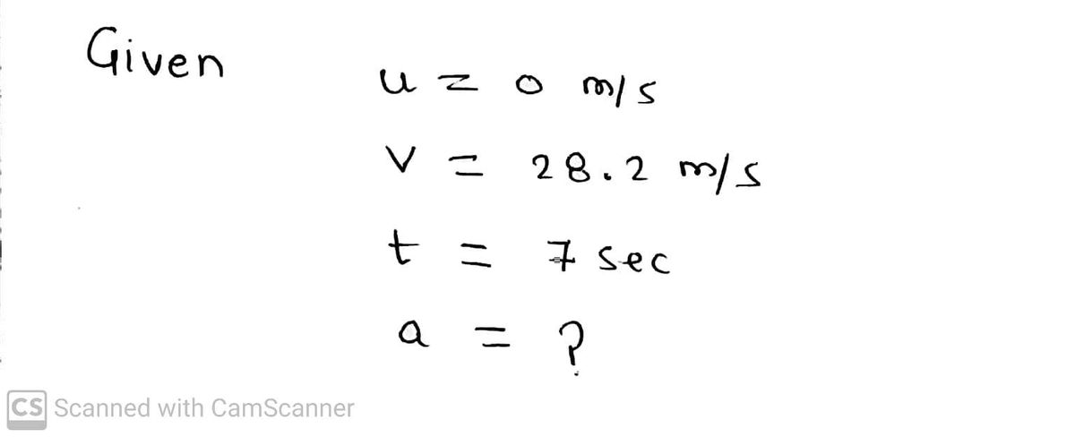 Physics homework question answer, step 1, image 1